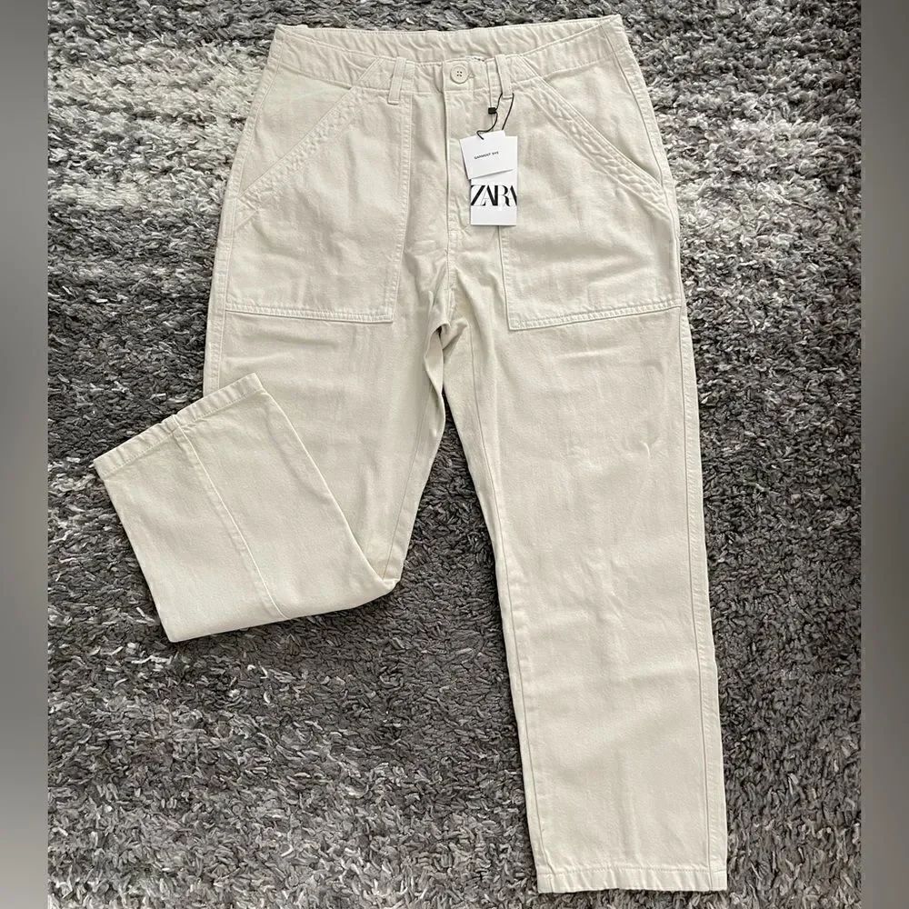 NWT Zara Cotton Pants With Pockets